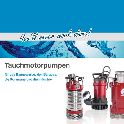 PDF zum Download, Produktkatalog von Ebara, futuristisches Design mit blauen und weißen Elementen.